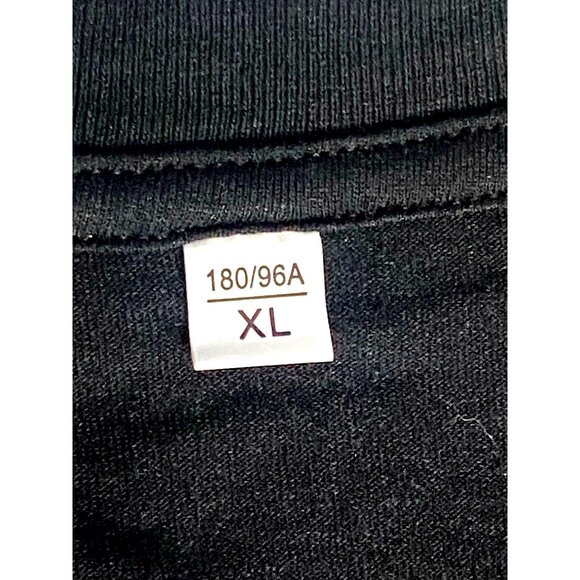 Black T-Shirt With Pink "Boots On Da Ground" Graphic Design Size XL - Picture 5 of 7